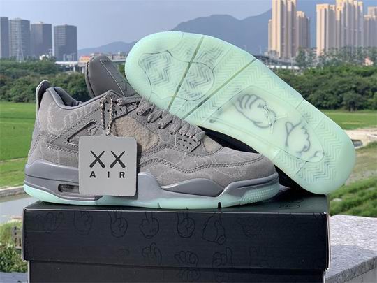 (image for) AIR JORDAN 4 Retro Kaws 930155-003 Men's Shoes Grey-23